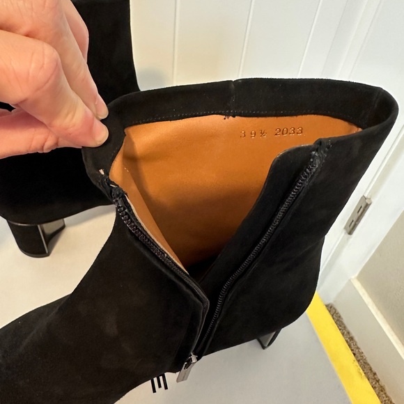 Robert Clergerie “secret” Black Suede Ankle Boots - Picture 7 of 12